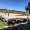 east coast scaffolding construction site