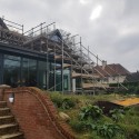 east coast scaffolding roof access at house