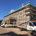 east coast scaffolding country house