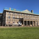 east coast scaffolding country house front