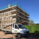 east coast scaffolding country house side